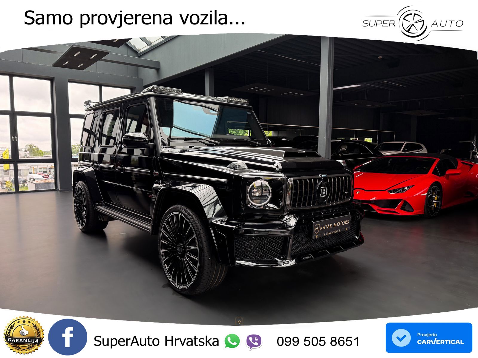 Mercedes AMG G 63 Long V8 (585 KS) 4MATIC 9G-TRONIC AMG SPEEDSHIFT TCT Brabus LED+GR SJED+ACC