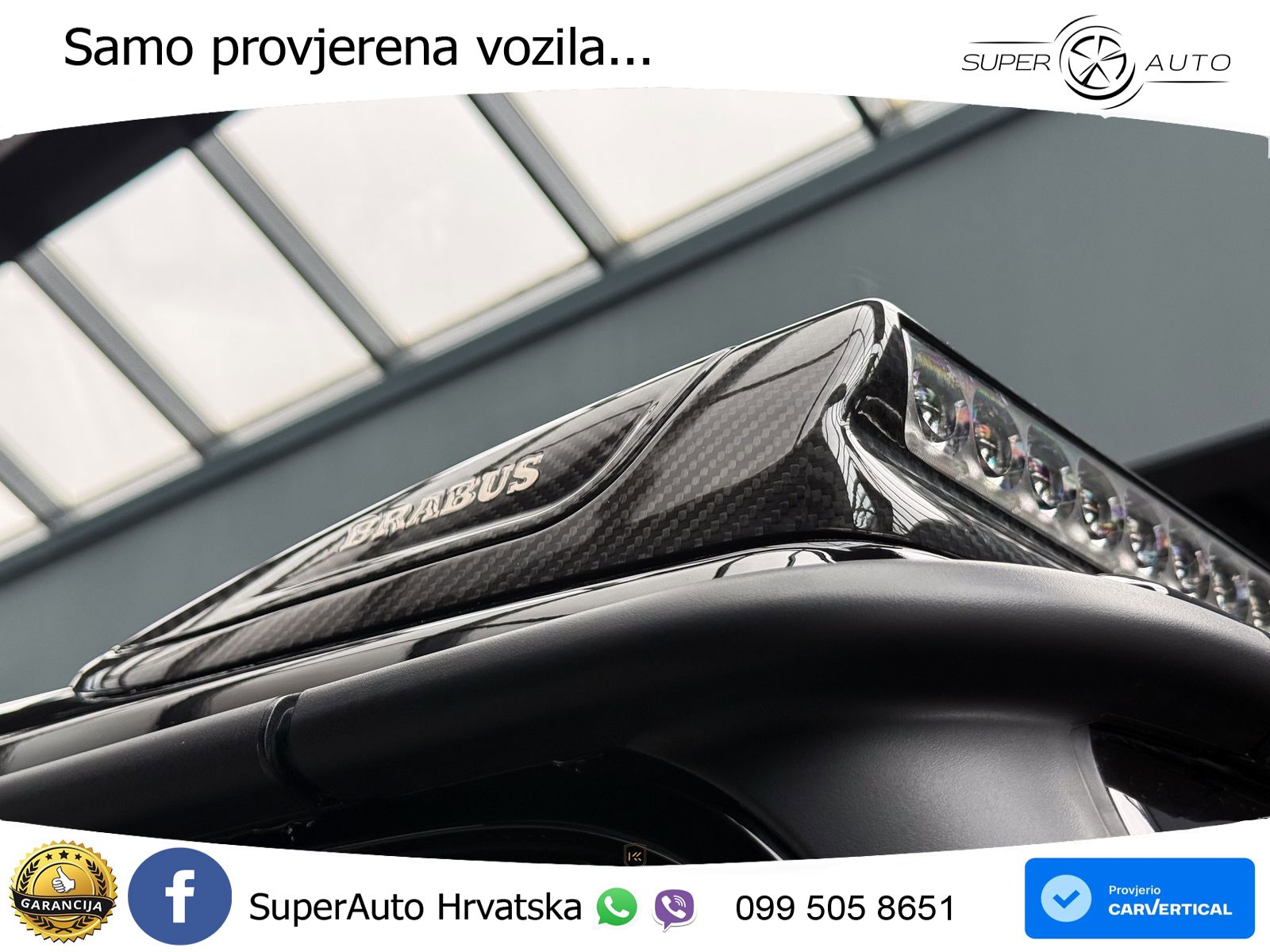 Mercedes AMG G 63 Long V8 (585 KS) 4MATIC 9G-TRONIC AMG SPEEDSHIFT TCT Brabus LED+GR SJED+ACC