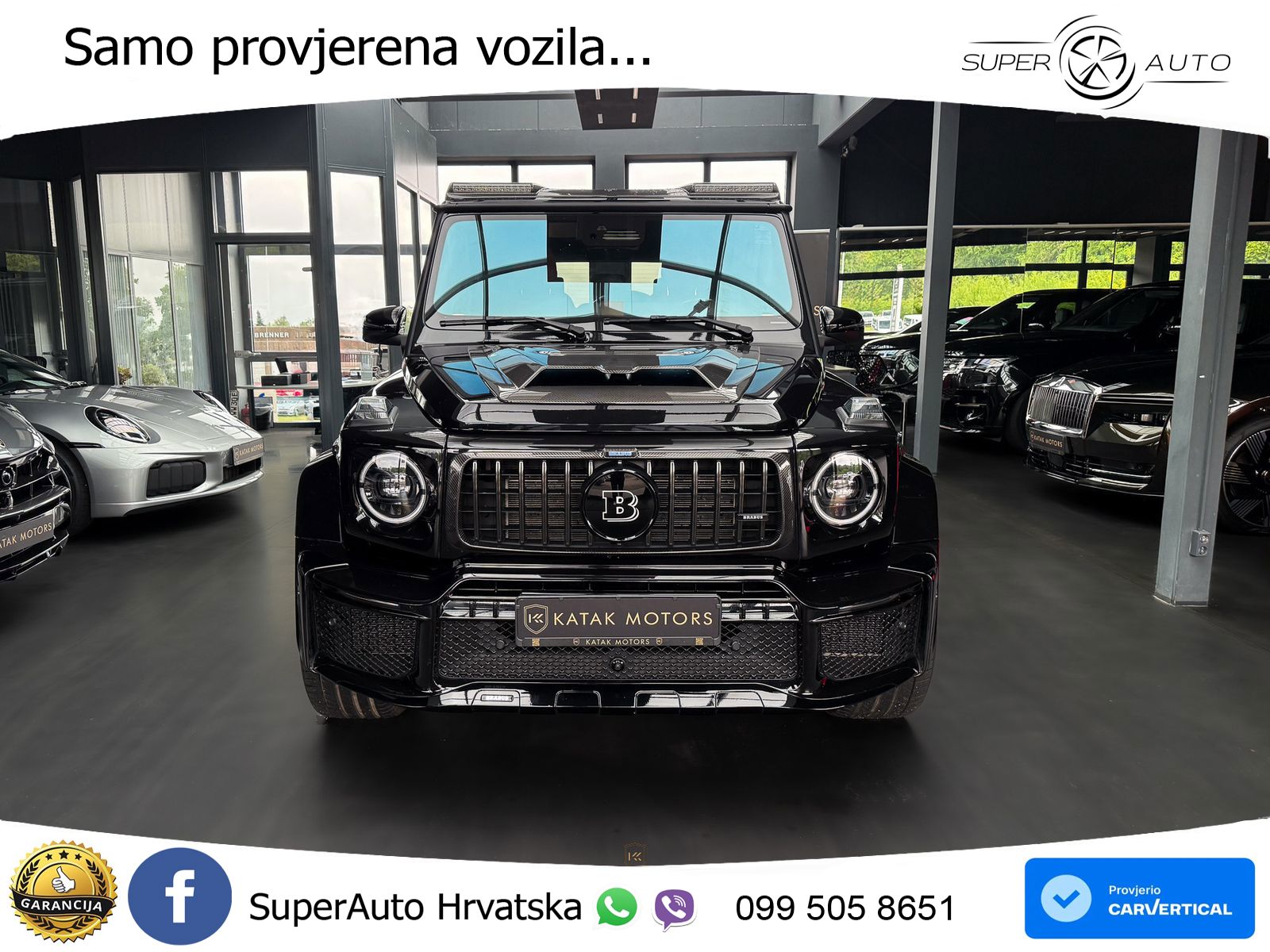 Mercedes AMG G 63 Long V8 (585 KS) 4MATIC 9G-TRONIC AMG SPEEDSHIFT TCT Brabus LED+GR SJED+ACC