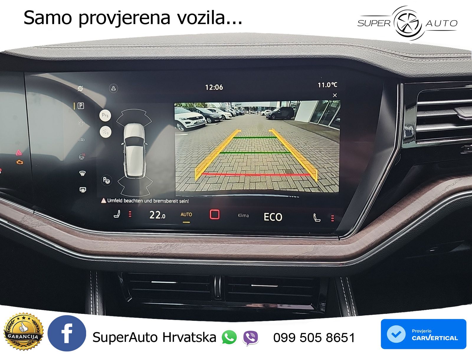 Volkswagen Touareg 3.0 V6 TDI (286 KS) 4MOTION Tiptronic ZRAČNI+ACC+GR SJED+KAM+PANO