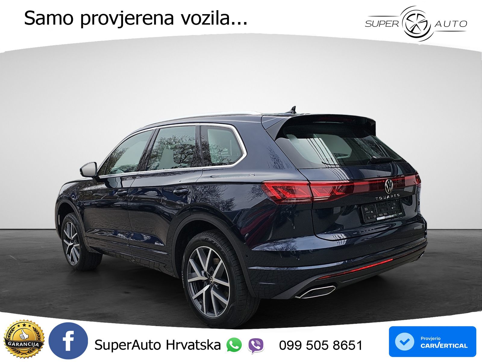 Volkswagen Touareg 3.0 V6 TDI (286 KS) 4MOTION Tiptronic ZRAČNI+ACC+GR SJED+KAM+PANO