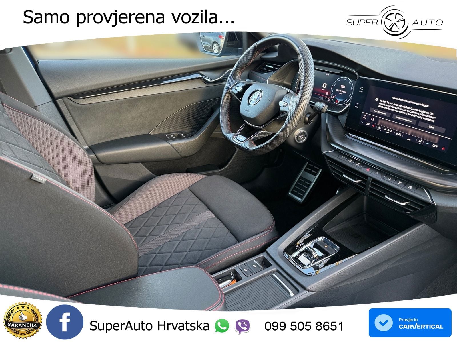 Škoda Octavia Combi RS 2.0 TDI (200 KS) DSG LED+GR SJED+ACC