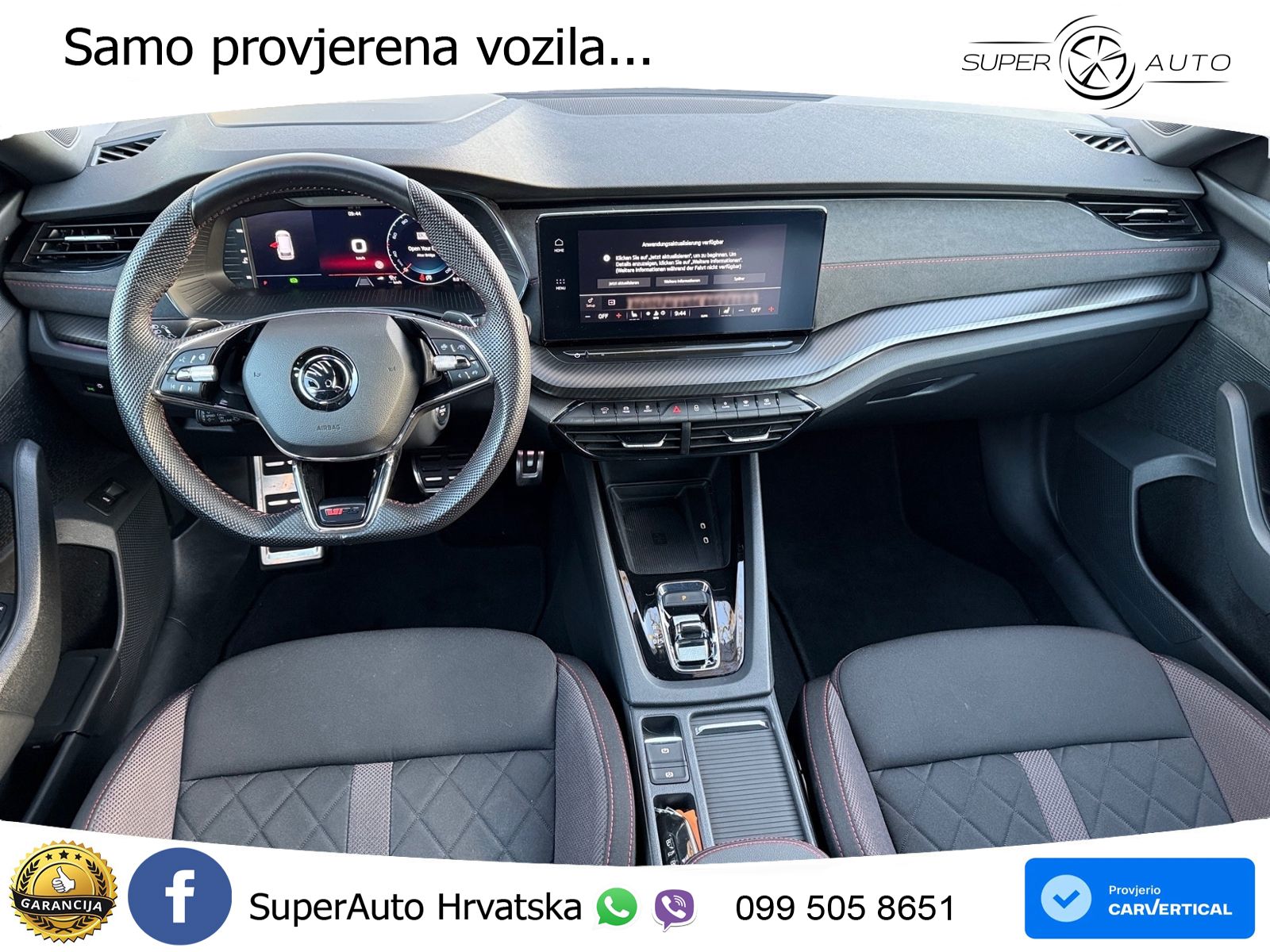 Škoda Octavia Combi RS 2.0 TDI (200 KS) DSG LED+GR SJED+ACC