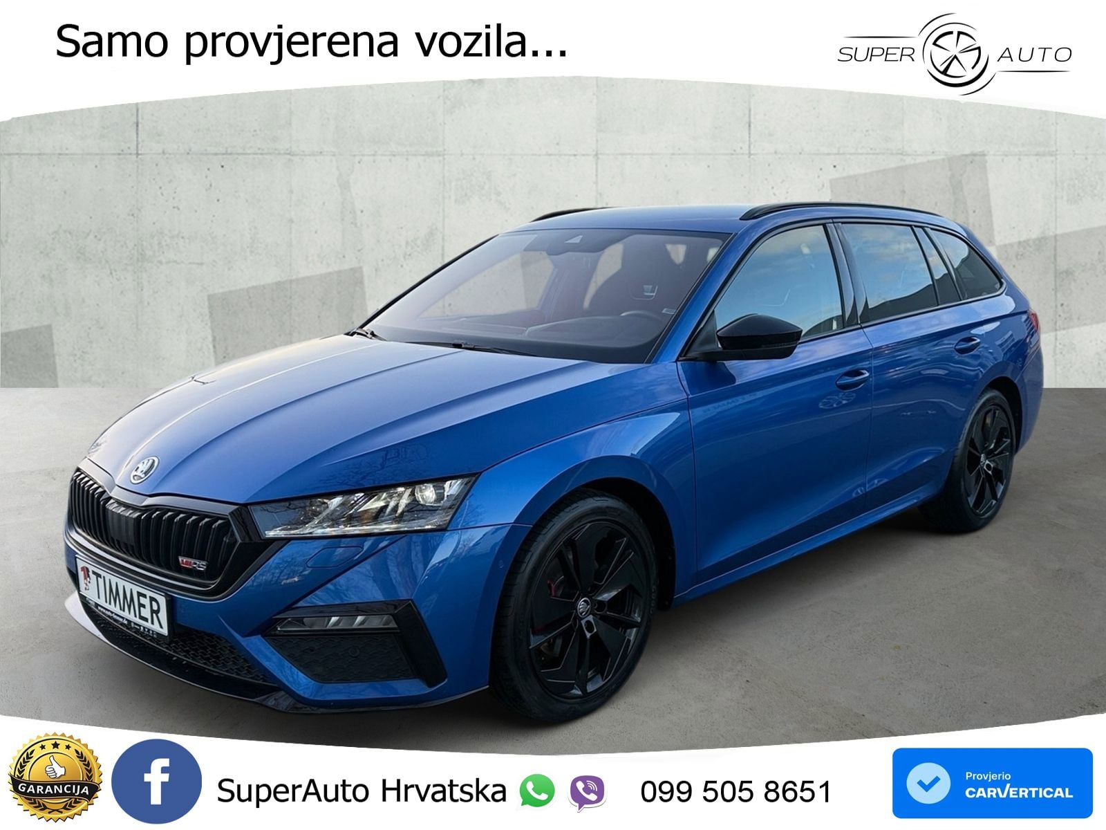 Škoda Octavia Combi RS 2.0 TDI (200 KS) DSG LED+GR SJED+ACC