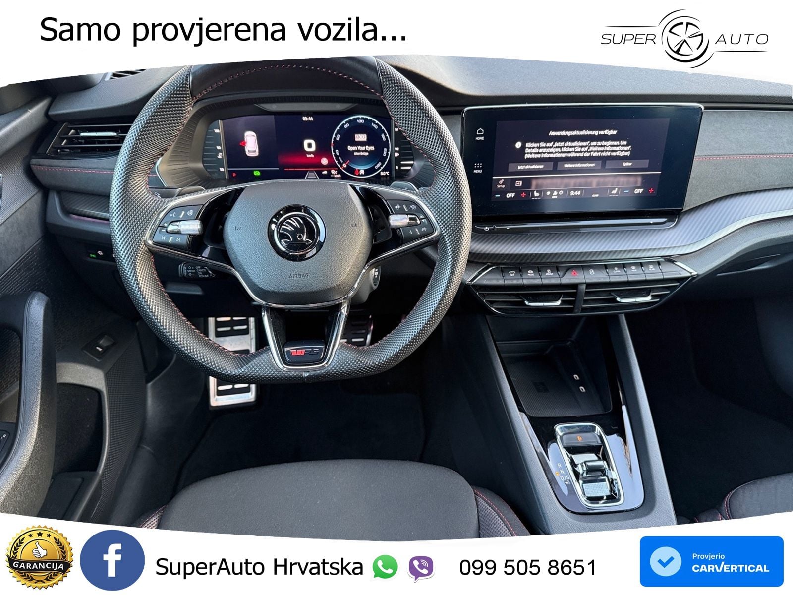 Škoda Octavia Combi RS 2.0 TDI (200 KS) DSG LED+GR SJED+ACC