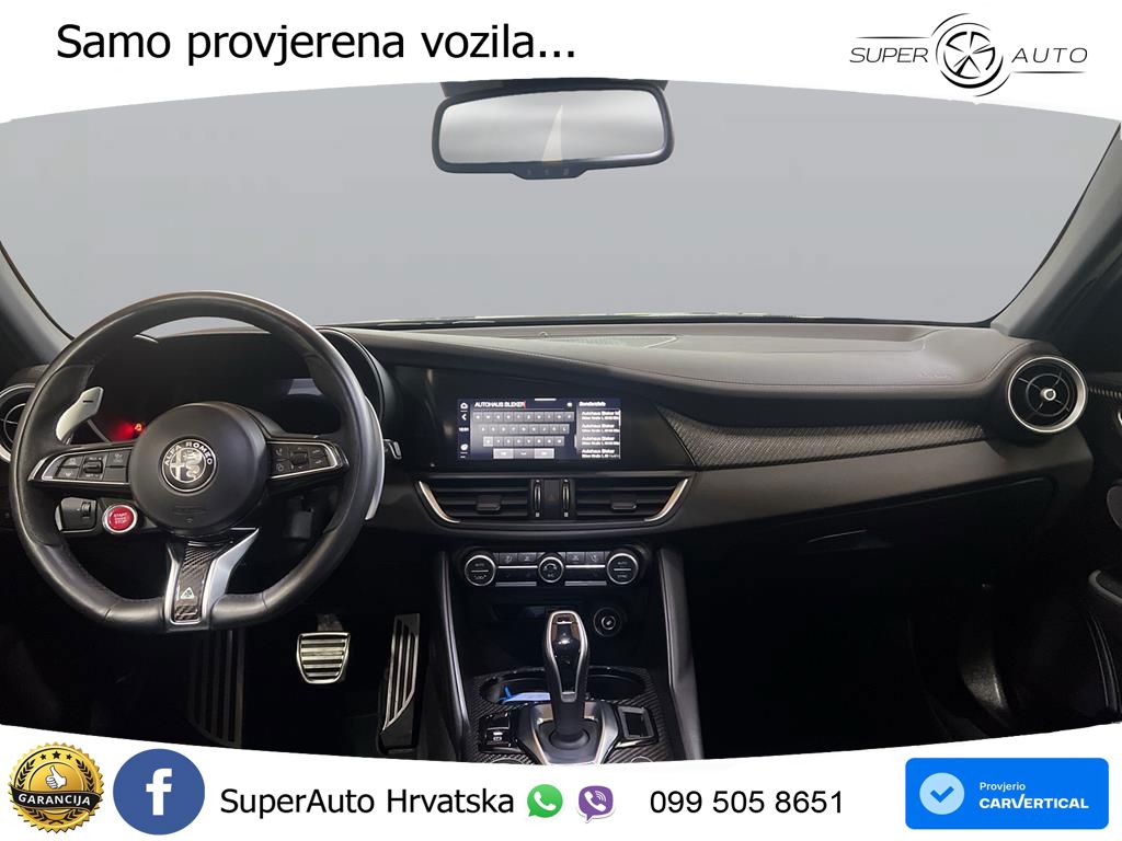 Alfa Romeo Giulia Quadrifoglio 2.9 V6 Bi-Turbo (520 KS) Automatic LED+GR SJED+ACC