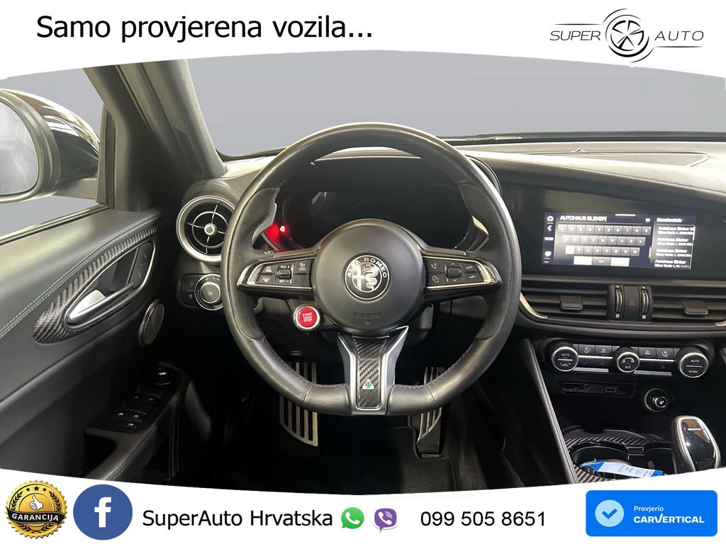 Alfa Romeo Giulia Quadrifoglio 2.9 V6 Bi-Turbo (520 KS) Automatic LED+GR SJED+ACC