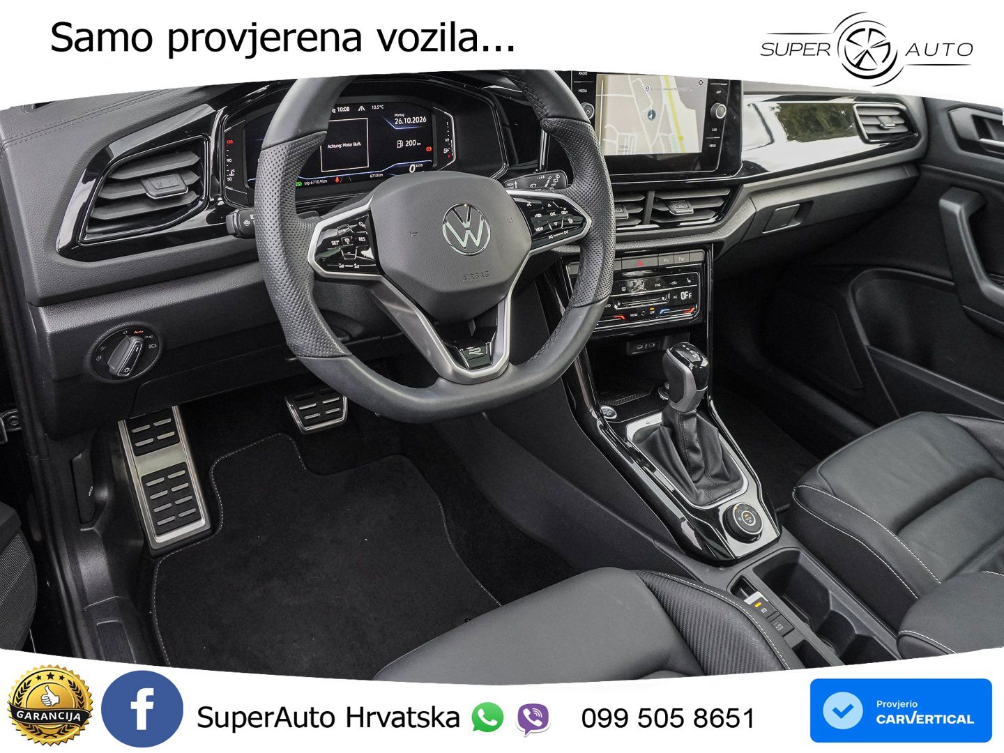 Volkswagen T-Roc 2.0 TSI (190 KS) 4M DSG R-Line LED+GR SJED+ACC