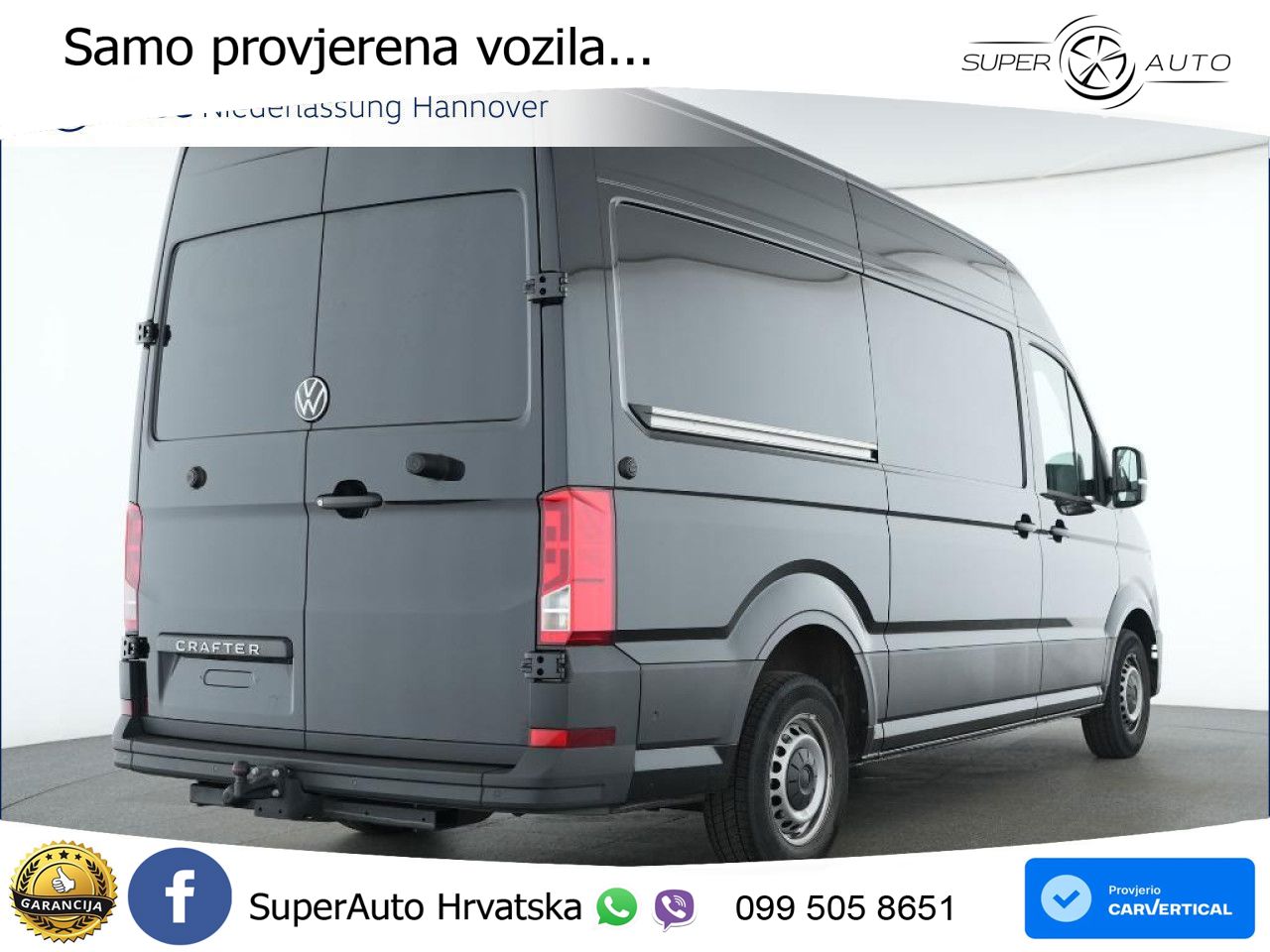 Volkswagen Crafter Kasten 35 MR AHK ParkAssist RearView 140 KS