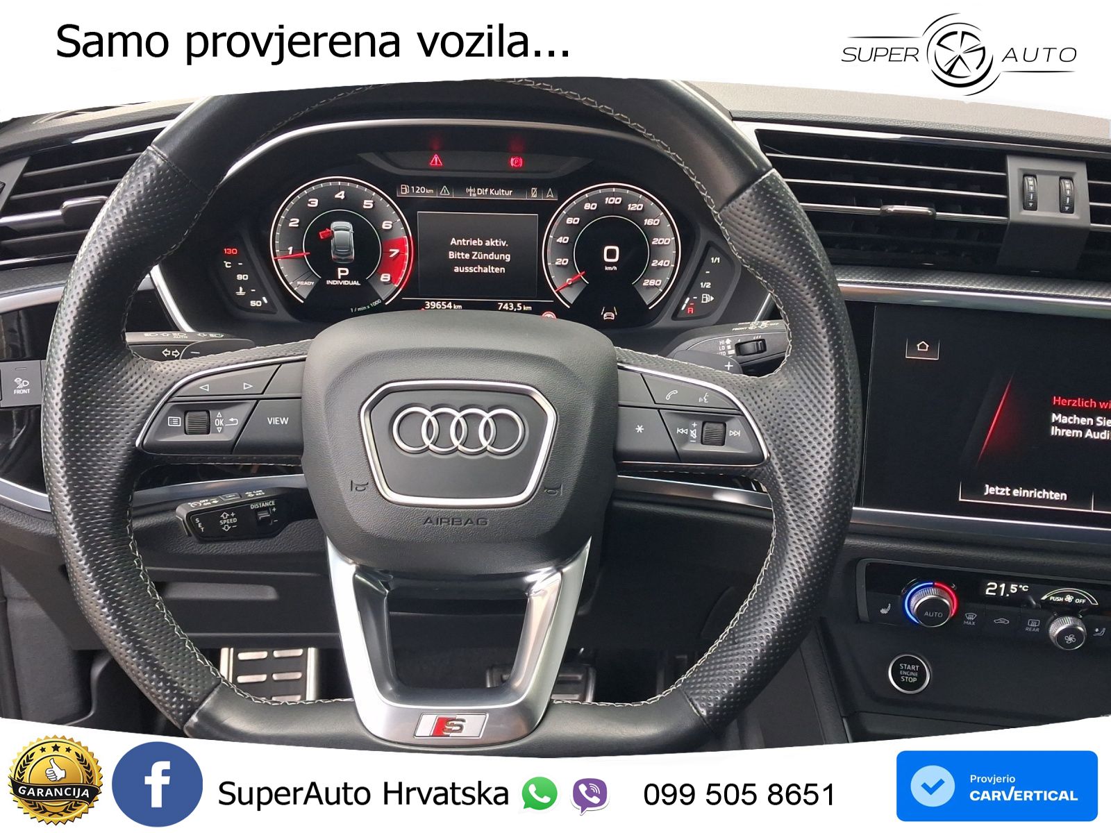 Audi Q3 II Sportback 45 TFSI (245 KS) quattro S tronic 2x S line MATRIX+GR SJED+KAM