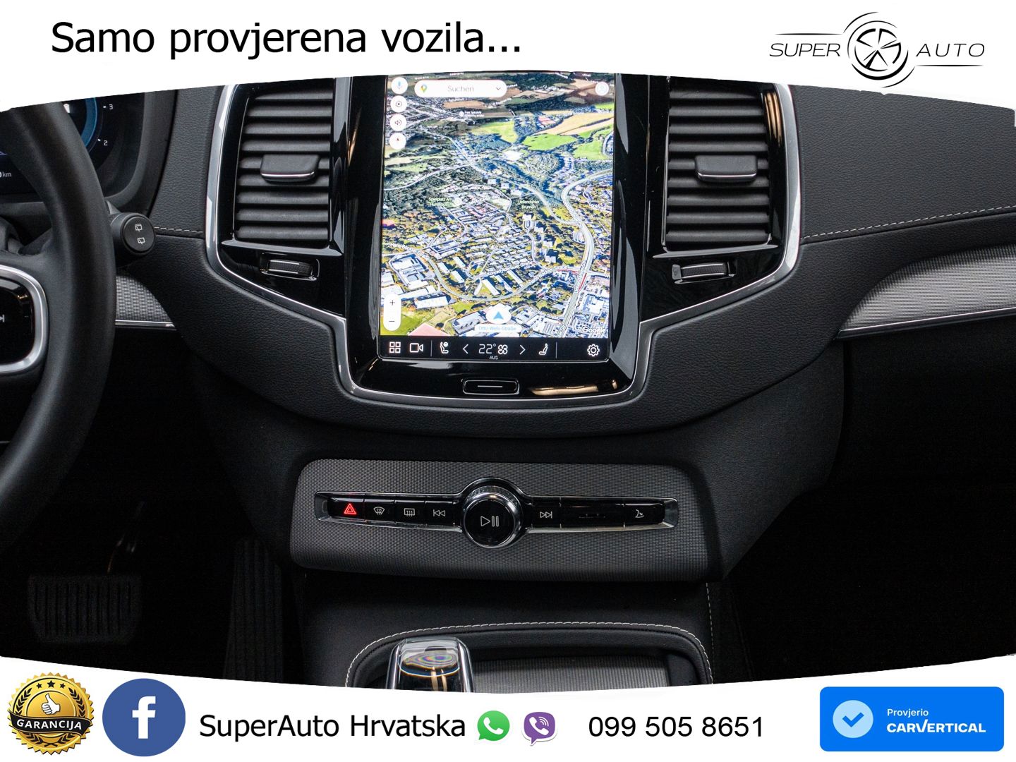 Volvo XC90 2.0 B5 Diesel AWD Automatic ACC+HEAD+4xGR SJED+360+PANO