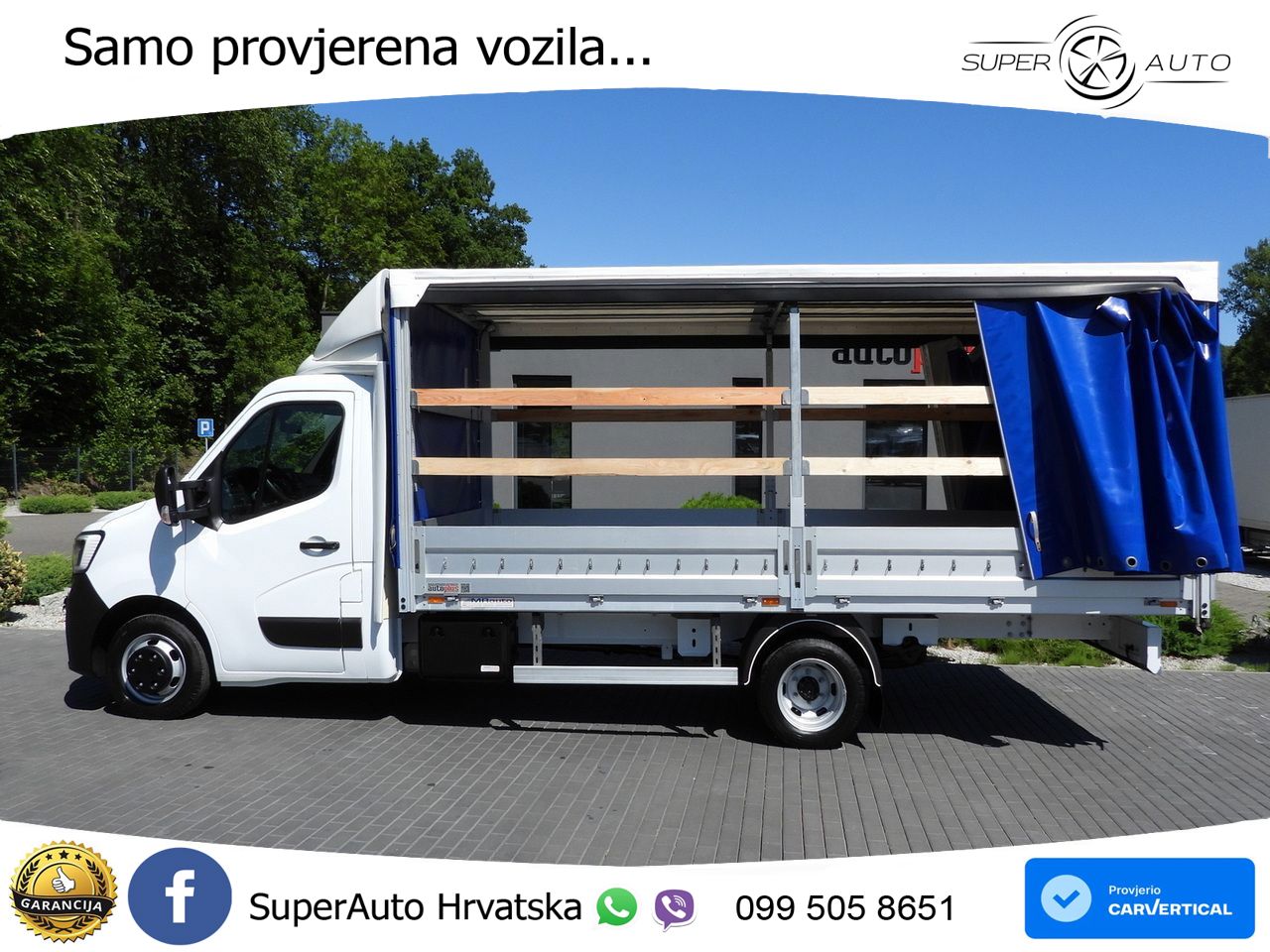 Renault MASTER PRITSCHE PLANE 10 PALETTEN TEMPOMAT 165 KS