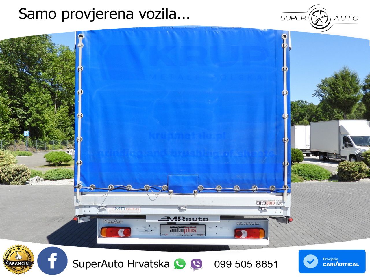 Renault MASTER PRITSCHE PLANE 10 PALETTEN TEMPOMAT 165 KS