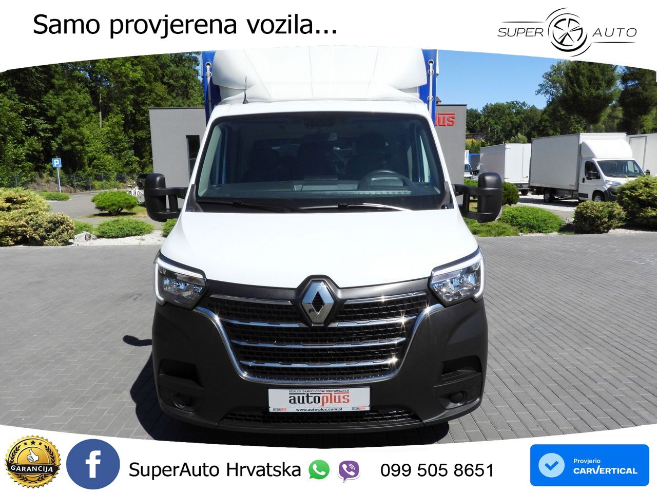 Renault MASTER PRITSCHE PLANE 10 PALETTEN TEMPOMAT 165 KS