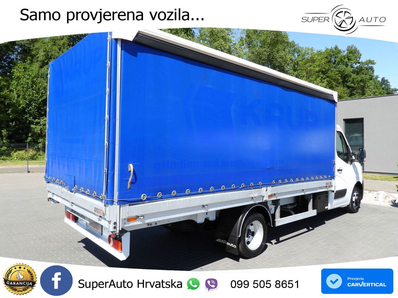Renault MASTER PRITSCHE PLANE 10 PALETTEN TEMPOMAT 165 KS