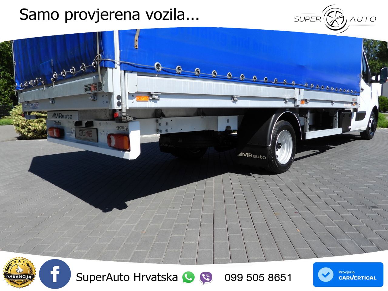 Renault MASTER PRITSCHE PLANE 10 PALETTEN TEMPOMAT 165 KS