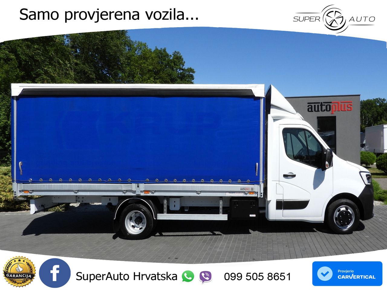 Renault MASTER PRITSCHE PLANE 10 PALETTEN TEMPOMAT 165 KS