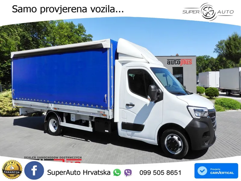Renault MASTER PRITSCHE PLANE 10 PALETTEN TEMPOMAT 165 KS