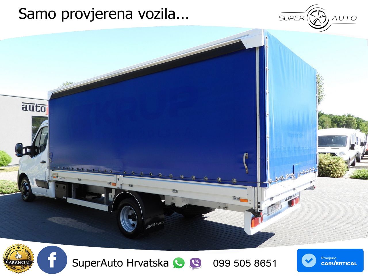Renault MASTER PRITSCHE PLANE 10 PALETTEN TEMPOMAT 165 KS