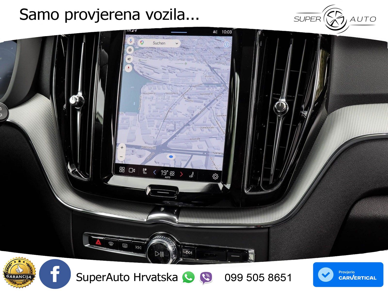 Volvo XC60 T6 AWD Geartronic ZRAČNI+ACC+GR SJED+KAM+PANO