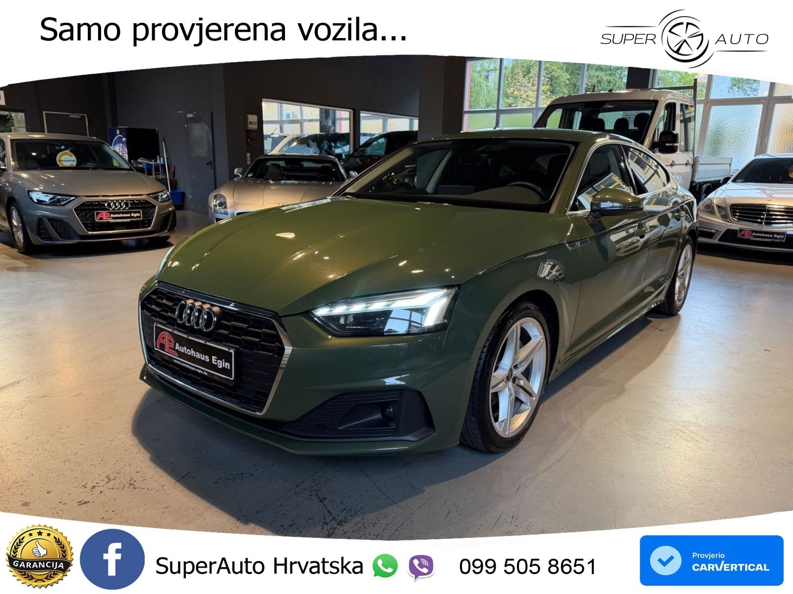 Audi A5 Sportback  40 TFSI (204 KS) S tronic S line LED+GR SJED+ACC