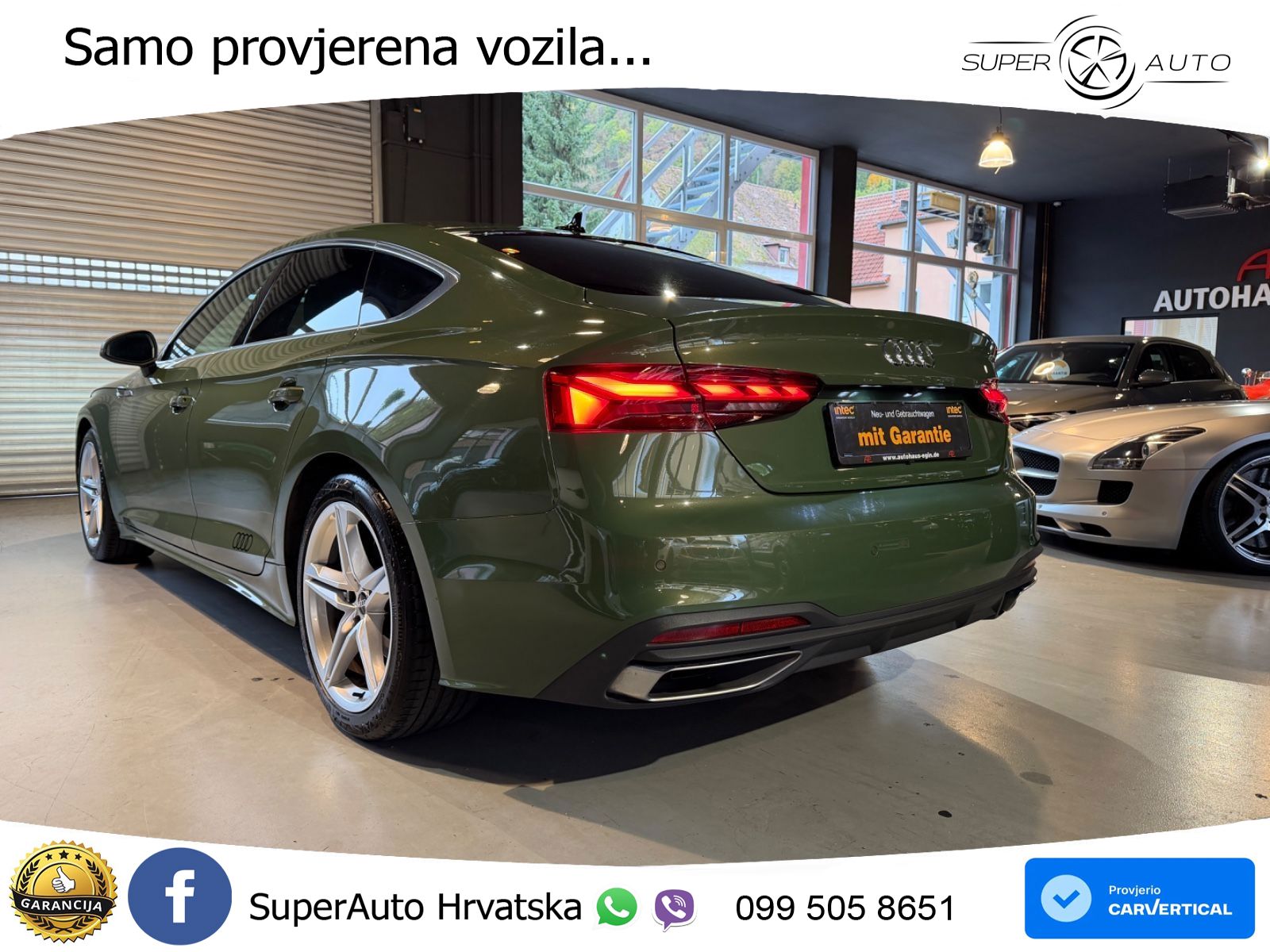 Audi A5 Sportback  40 TFSI (204 KS) S tronic S line LED+GR SJED+ACC