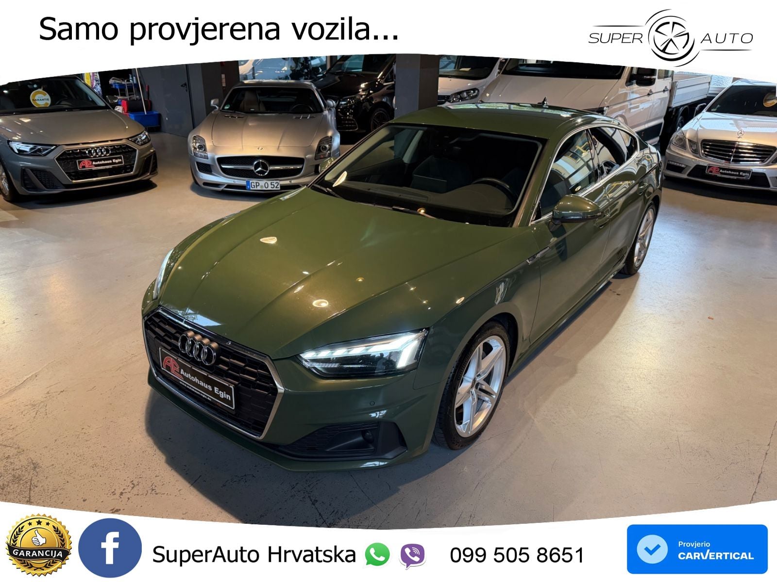 Audi A5 Sportback  40 TFSI (204 KS) S tronic S line LED+GR SJED+ACC