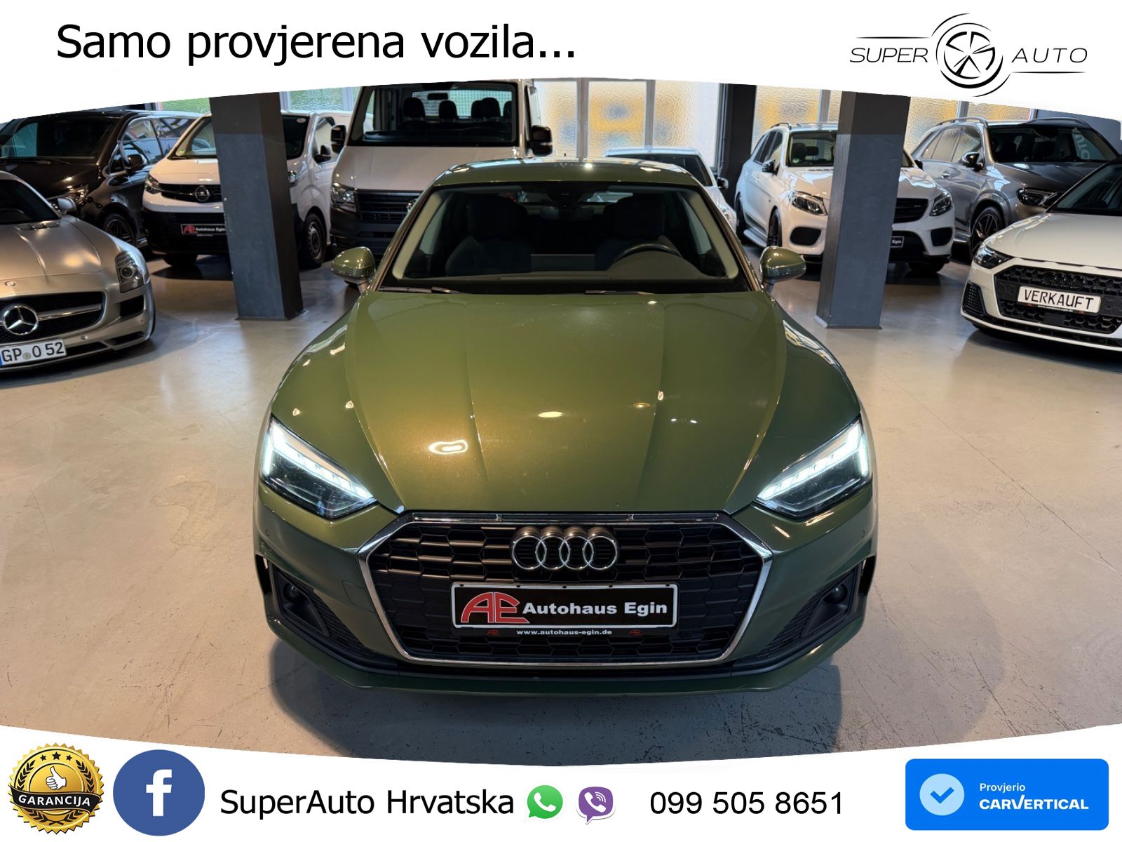 Audi A5 Sportback  40 TFSI (204 KS) S tronic S line LED+GR SJED+ACC