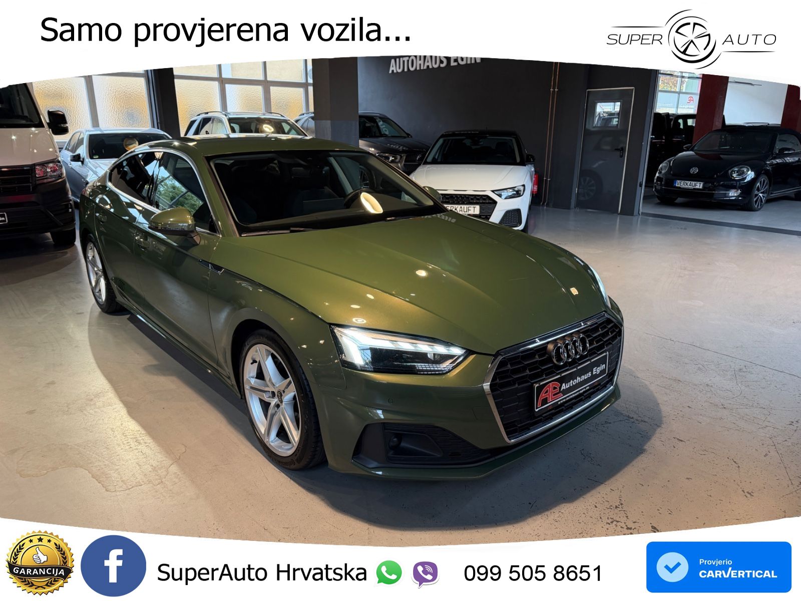 Audi A5 Sportback  40 TFSI (204 KS) S tronic S line LED+GR SJED+ACC