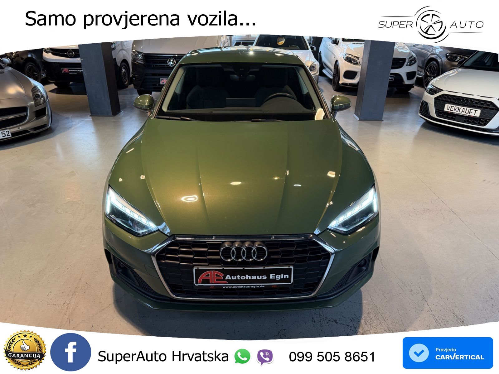 Audi A5 Sportback  40 TFSI (204 KS) S tronic S line LED+GR SJED+ACC