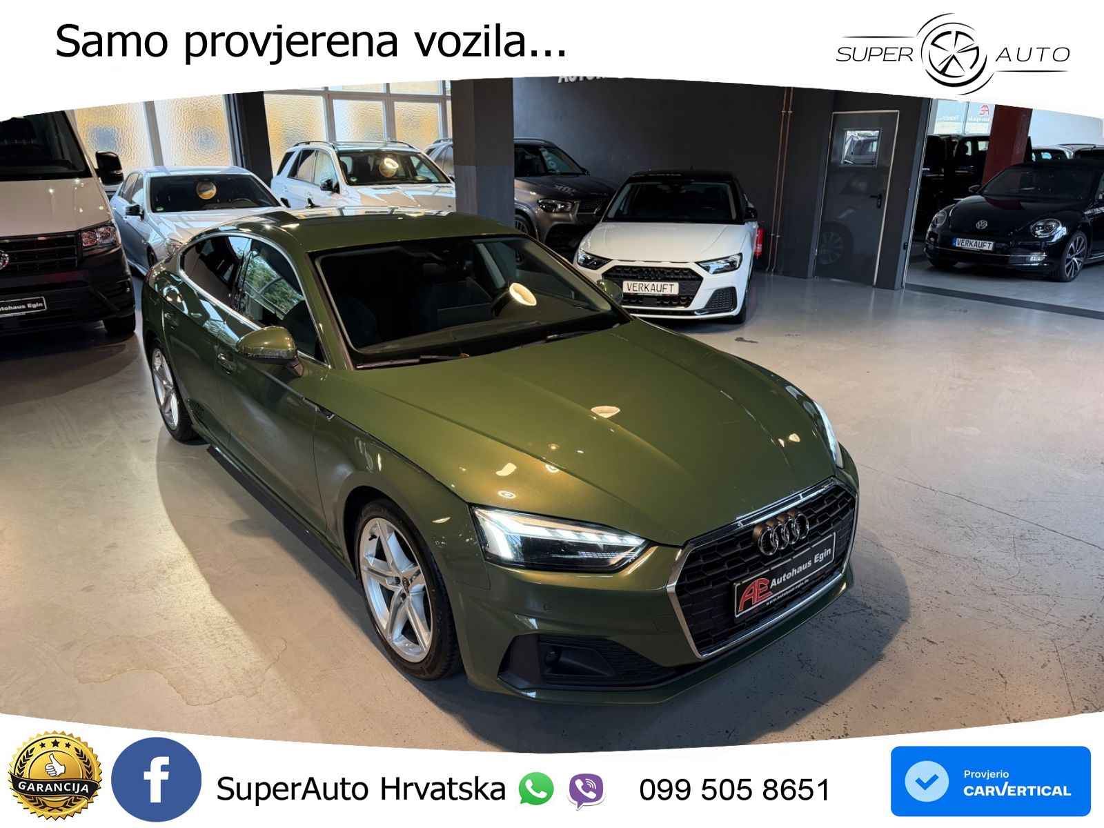 Audi A5 Sportback  40 TFSI (204 KS) S tronic S line LED+GR SJED+ACC