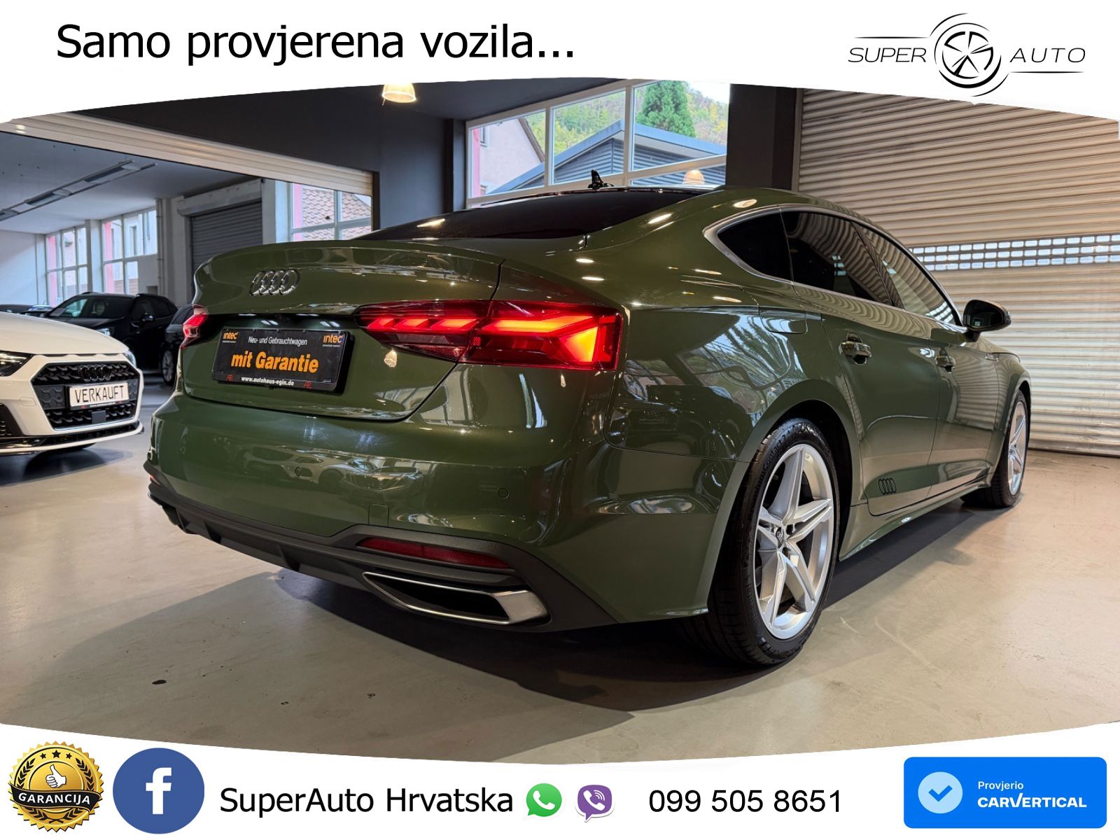 Audi A5 Sportback  40 TFSI (204 KS) S tronic S line LED+GR SJED+ACC