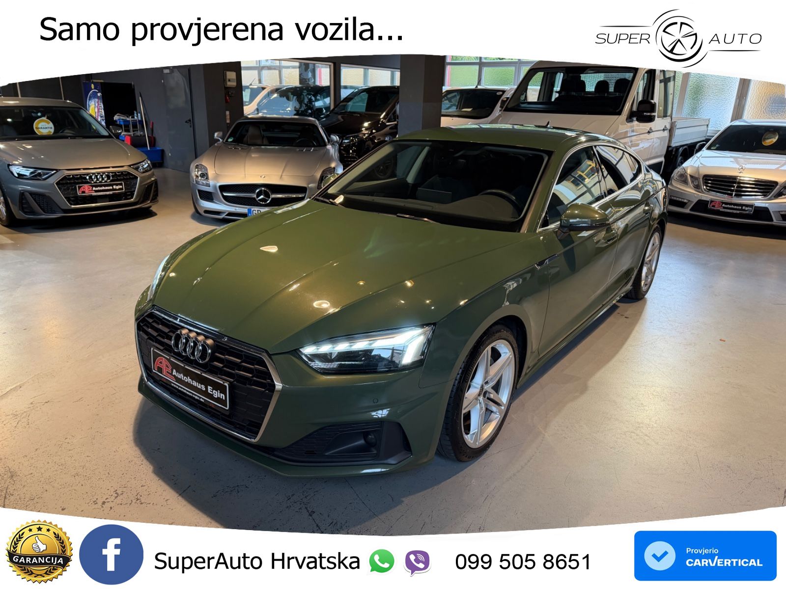 Audi A5 Sportback  40 TFSI (204 KS) S tronic S line LED+GR SJED+ACC