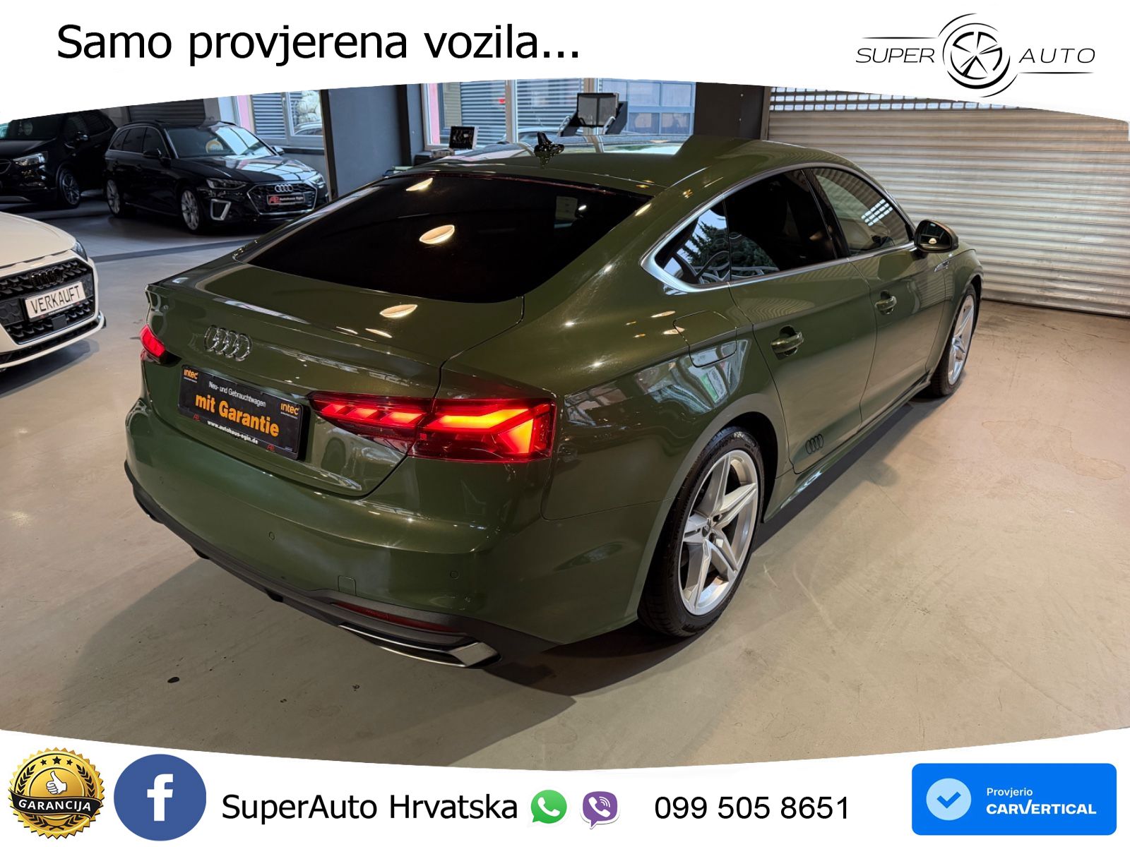 Audi A5 Sportback  40 TFSI (204 KS) S tronic S line LED+GR SJED+ACC