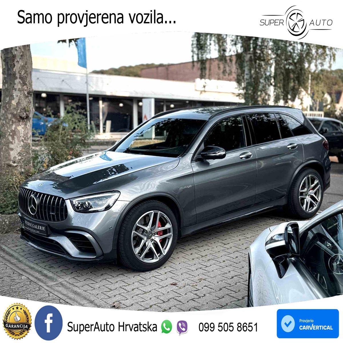 Mercedes AMG GLC 63 S V8 (510 KS) 4MATIC+ MCT ZRAČNI+ACC+GR SJED+KAM