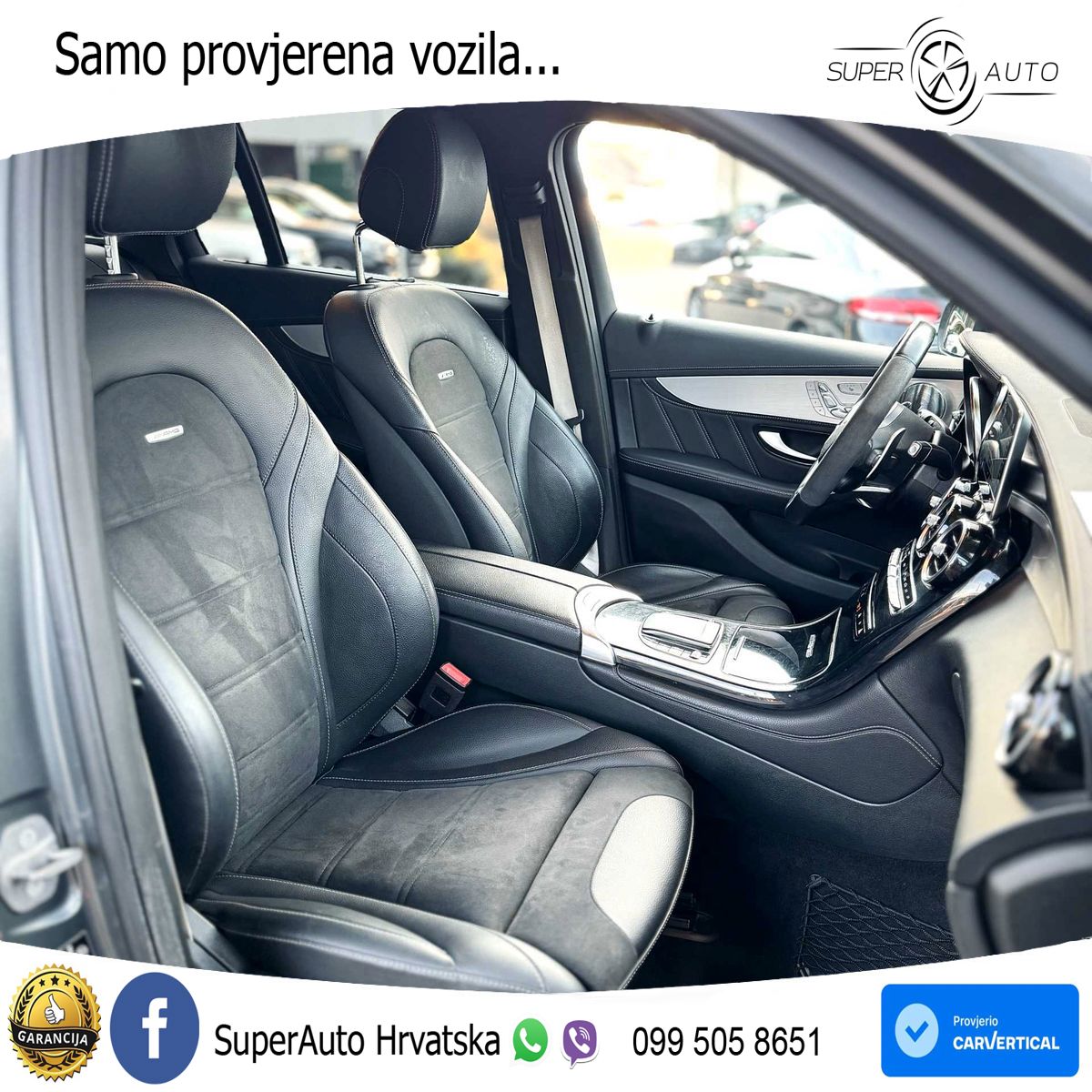 Mercedes AMG GLC 63 S V8 (510 KS) 4MATIC+ MCT ZRAČNI+ACC+GR SJED+KAM