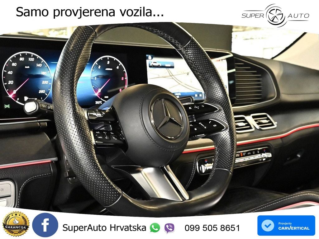 Mercedes GLE 450d (367 KS) EQ Boost 4MATIC 9G-TRONIC AMG ZRAČNI+ACC+GR SJED+KAM+PANO