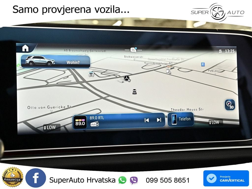 Mercedes GLE 450d (367 KS) EQ Boost 4MATIC 9G-TRONIC AMG ZRAČNI+ACC+GR SJED+KAM+PANO