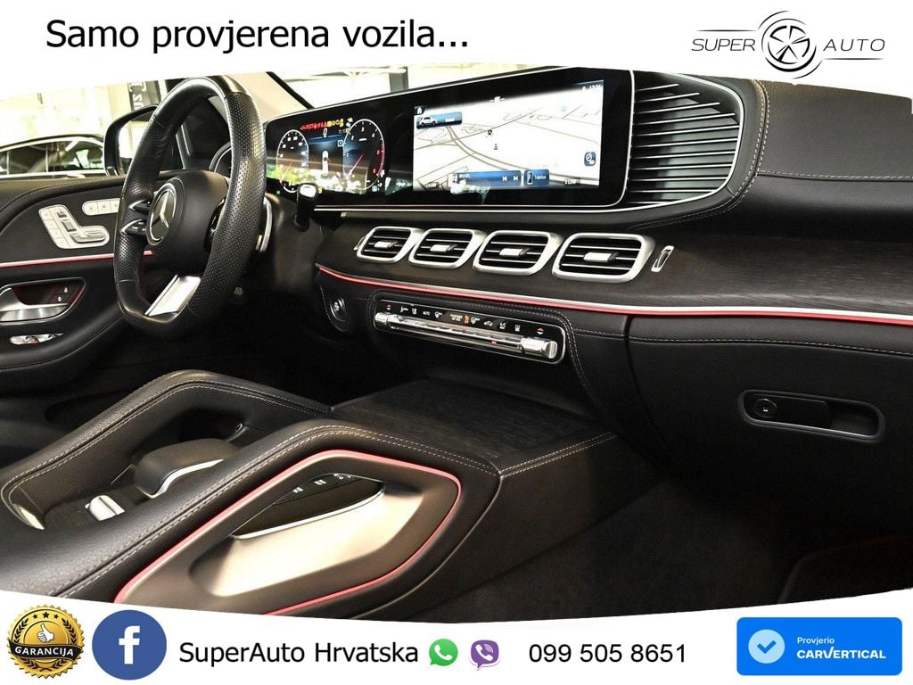 Mercedes GLE 450d (367 KS) EQ Boost 4MATIC 9G-TRONIC AMG ZRAČNI+ACC+GR SJED+KAM+PANO