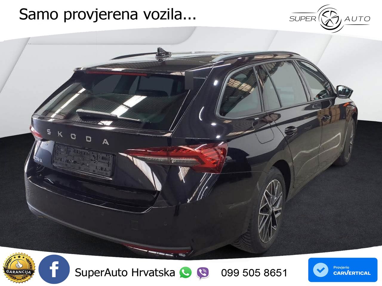 Škoda Octavia Combi 2.0 TDI (150 KS) DSG LED+GR SJED+ACC