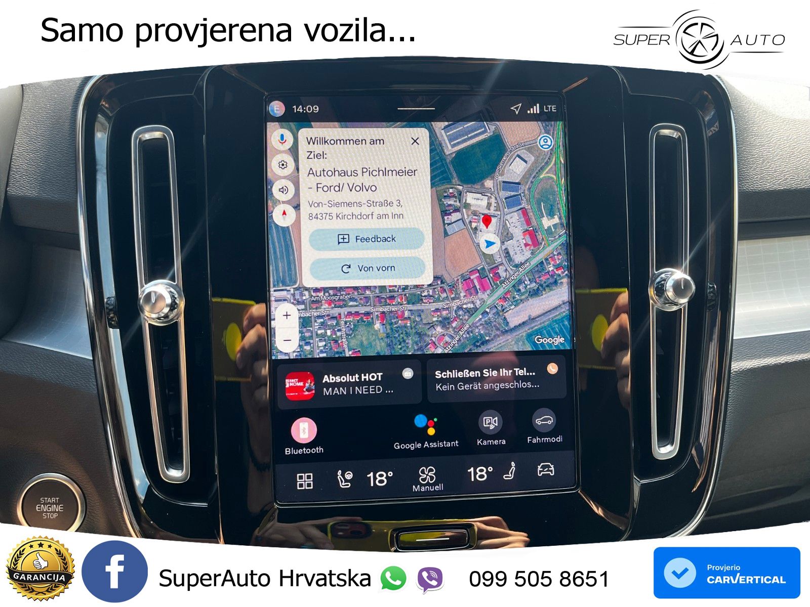Volvo XC40 2.0 B3 163 KS Automatic LED+GR SJED+ACC