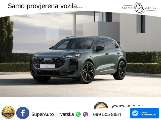 Audi Q3 1.5 TFSIe (272 KS) S tronic S line LED+GR SJED+ACC