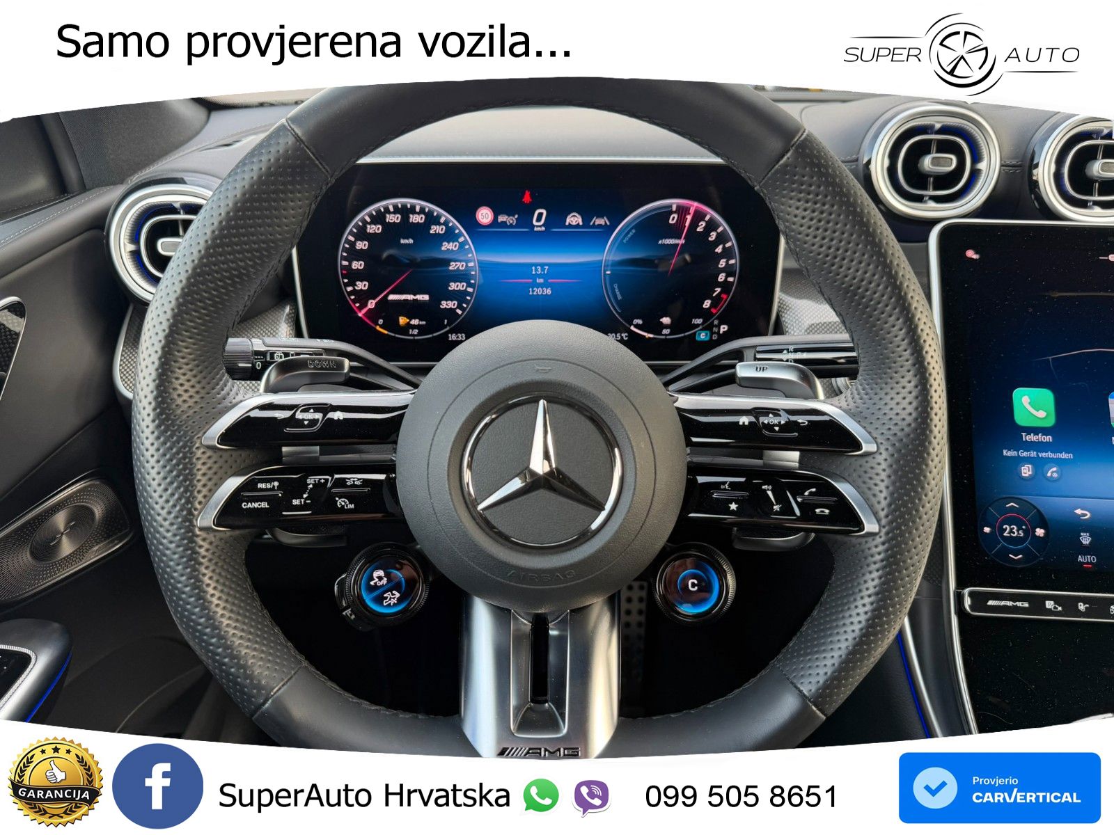 Mercedes AMG GLC 63 S E PERFORMANCE (680 KS) 4MATIC+ AMG SPEEDSHIFT MCT 9G LED+GR SJED+ACC