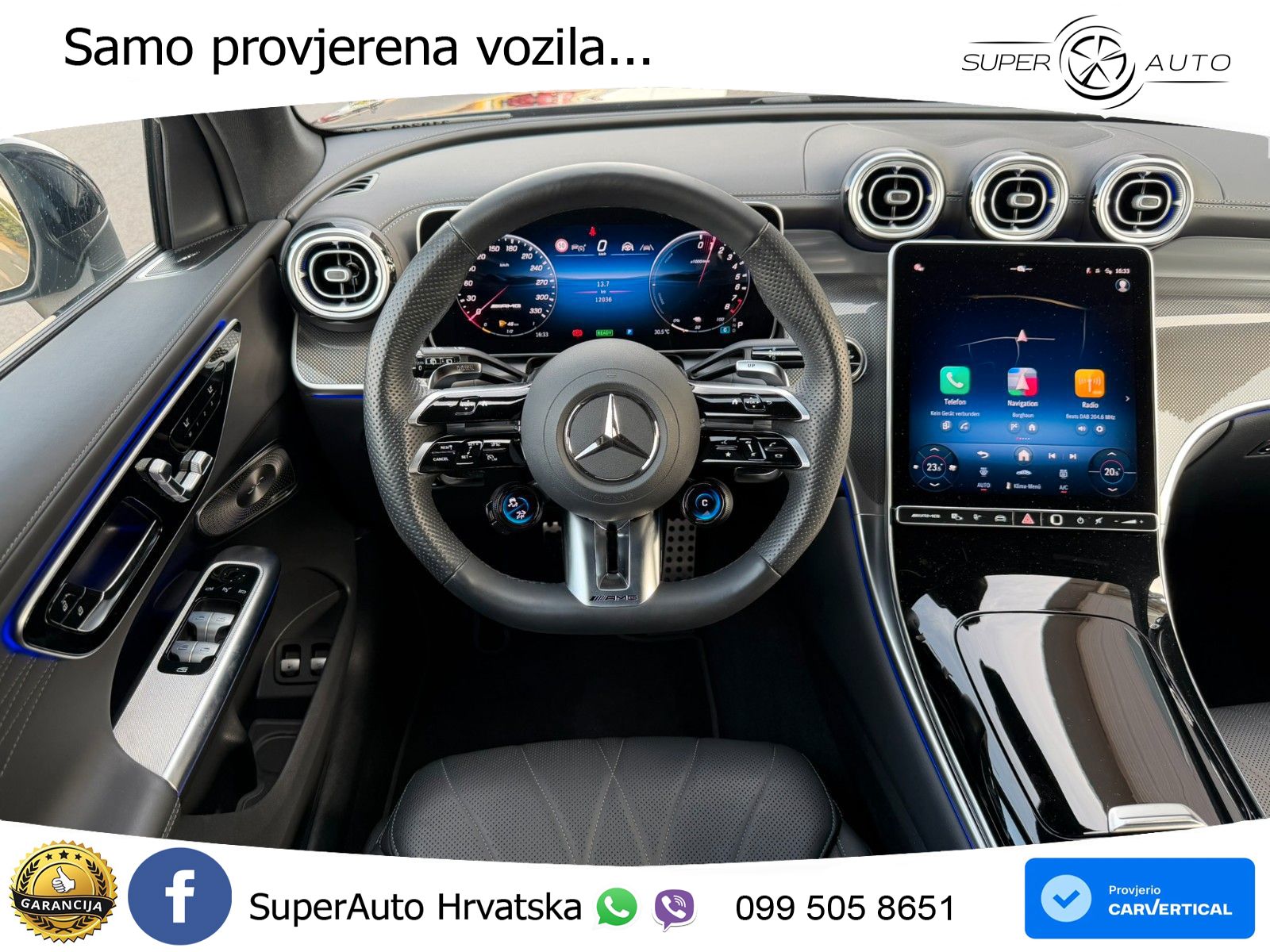 Mercedes AMG GLC 63 S E PERFORMANCE (680 KS) 4MATIC+ AMG SPEEDSHIFT MCT 9G LED+GR SJED+ACC