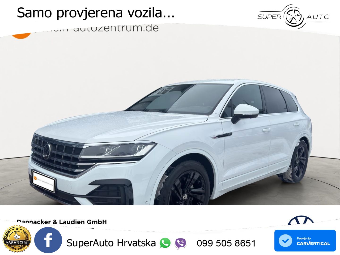Volkswagen Touareg 3.0 V6 TDI (286 KS) 4MOTION Tiptronic R-Line ZRAČNI+ACC+4xGR SJED+KAM