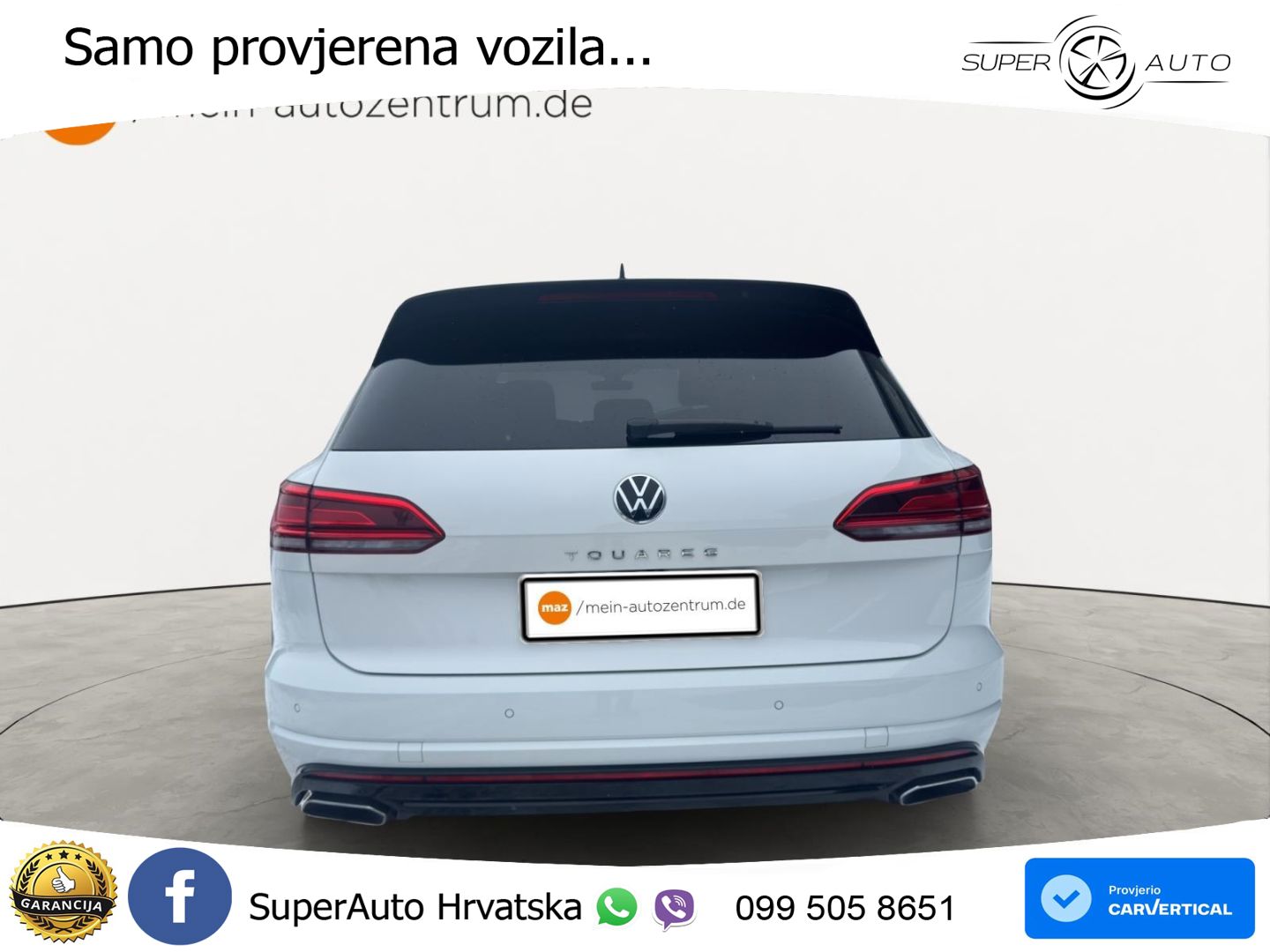 Volkswagen Touareg 3.0 V6 TDI (286 KS) 4MOTION Tiptronic R-Line ZRAČNI+ACC+4xGR SJED+KAM