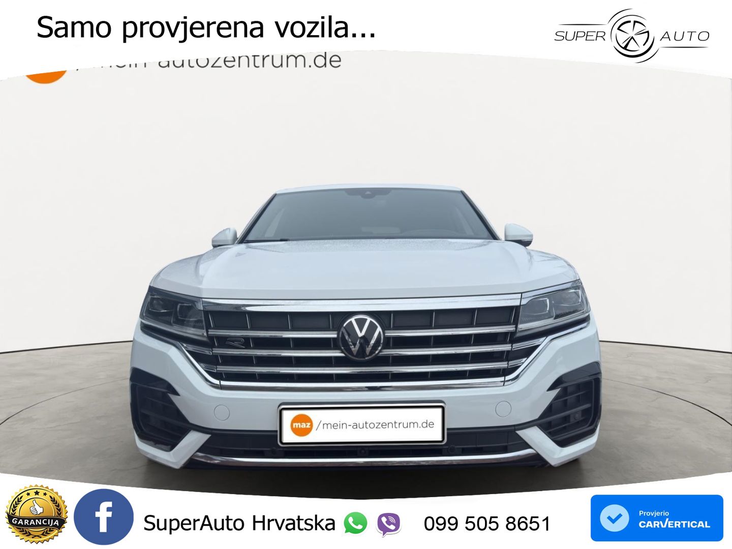 Volkswagen Touareg 3.0 V6 TDI (286 KS) 4MOTION Tiptronic R-Line ZRAČNI+ACC+4xGR SJED+KAM