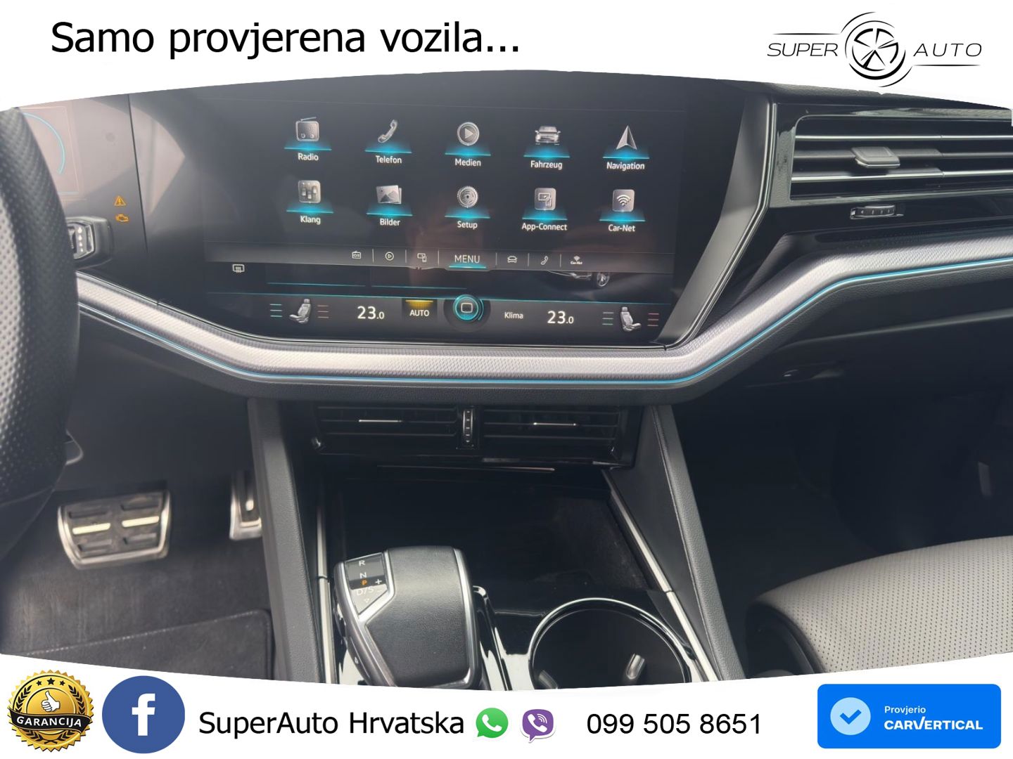 Volkswagen Touareg 3.0 V6 TDI (286 KS) 4MOTION Tiptronic R-Line ZRAČNI+ACC+4xGR SJED+KAM