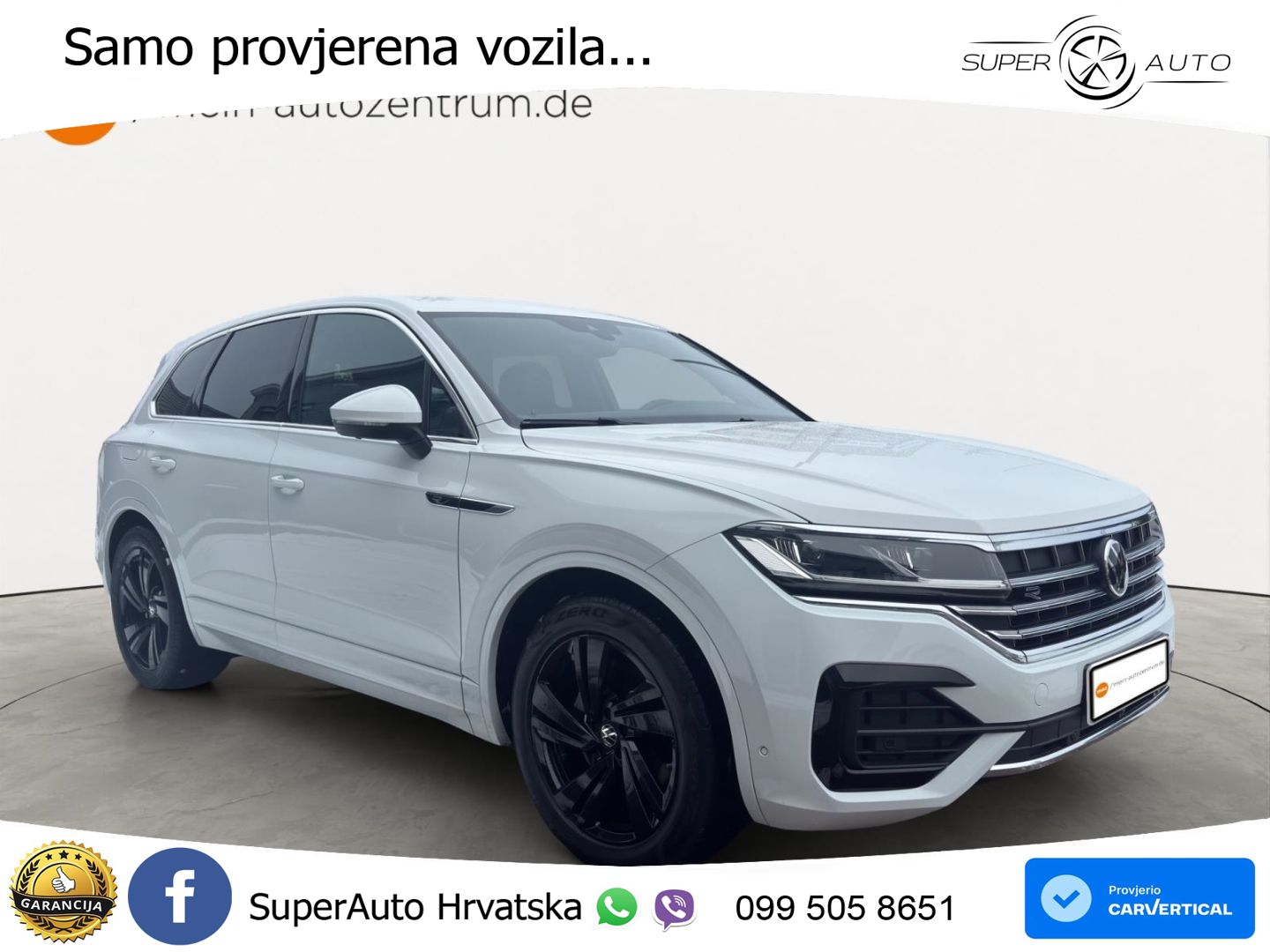 Volkswagen Touareg 3.0 V6 TDI (286 KS) 4MOTION Tiptronic R-Line ZRAČNI+ACC+4xGR SJED+KAM