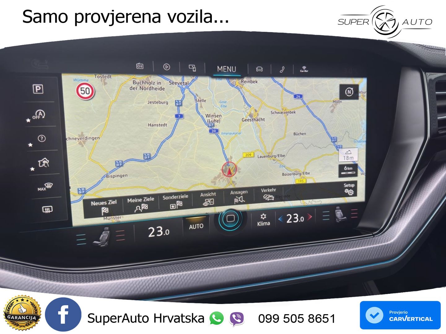 Volkswagen Touareg 3.0 V6 TDI (286 KS) 4MOTION Tiptronic R-Line ZRAČNI+ACC+4xGR SJED+KAM